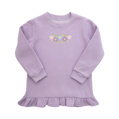 Itsy Bitsy Girls Flower Ruffle Pullover