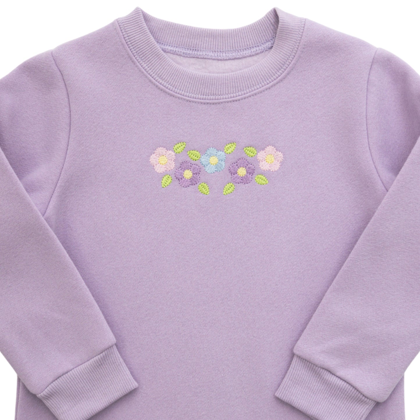 Itsy Bitsy Girls Flower Ruffle Pullover
