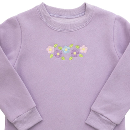 Itsy Bitsy Girls Flower Ruffle Pullover