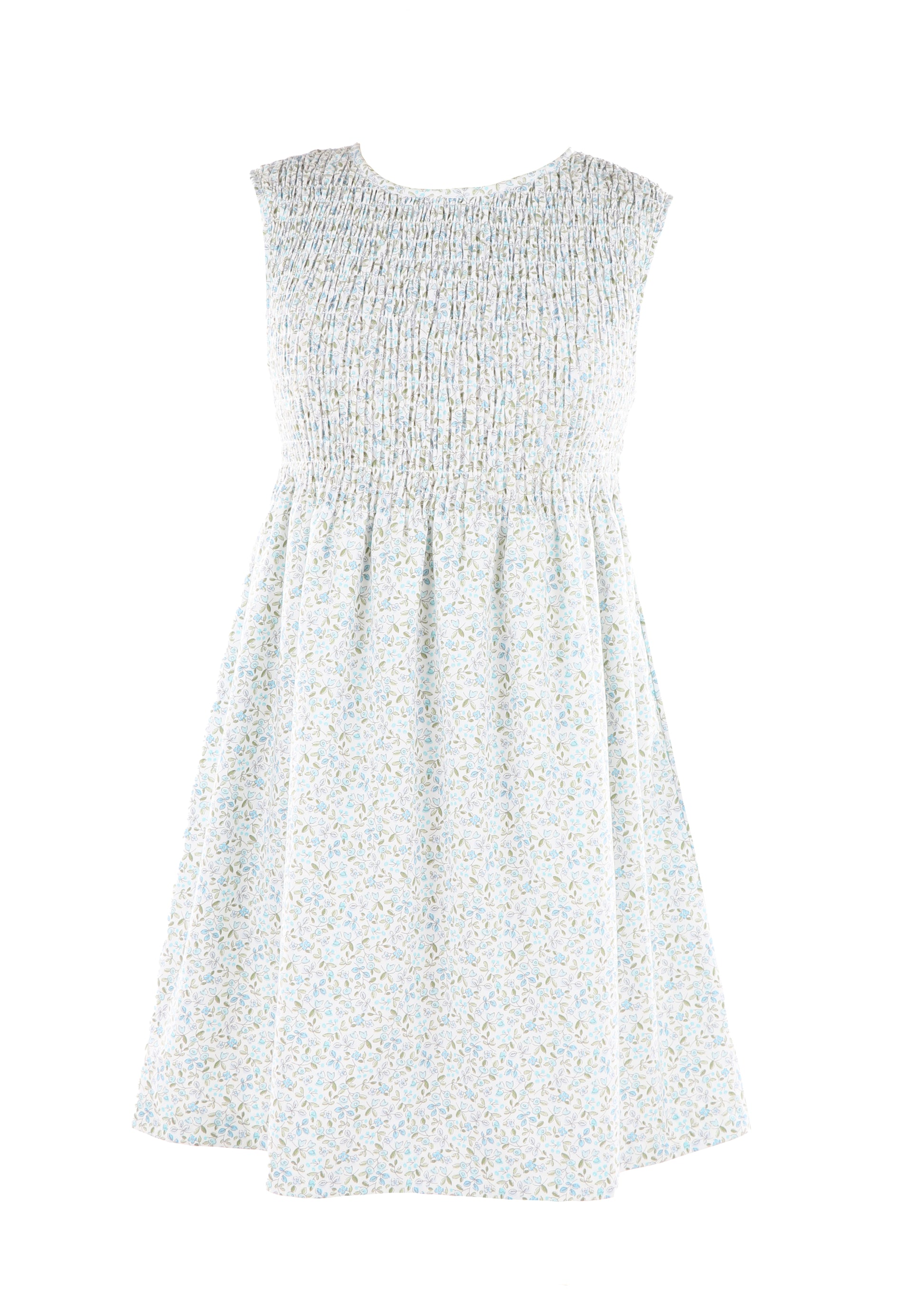 Gabby Tween Style- The Emma  Dress- Blue - Persnickety Shop