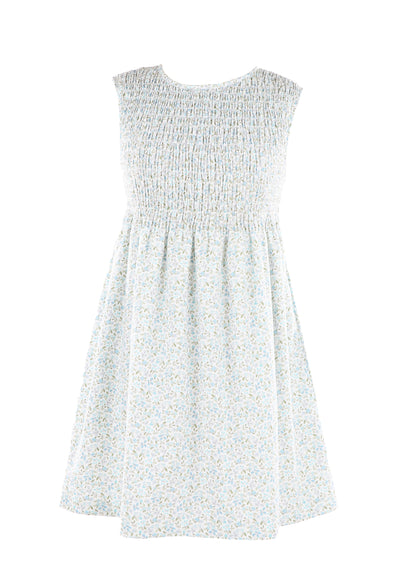 Gabby Tween Style- The Emma  Dress- Blue - Persnickety Shop