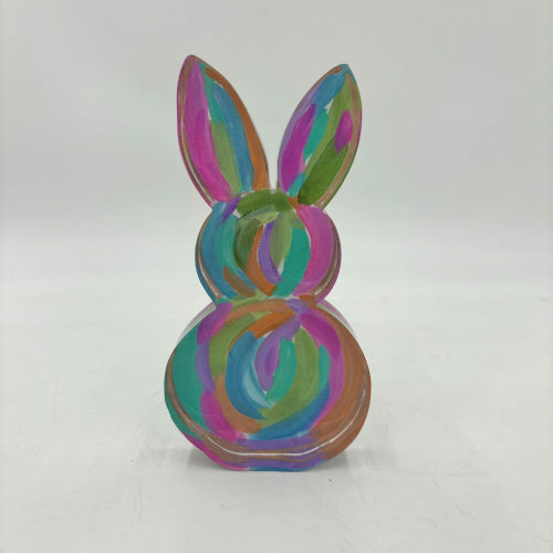 3x6" Cutout Acrylic, Bright Bunny ©Haley Bush - Persnickety Shop