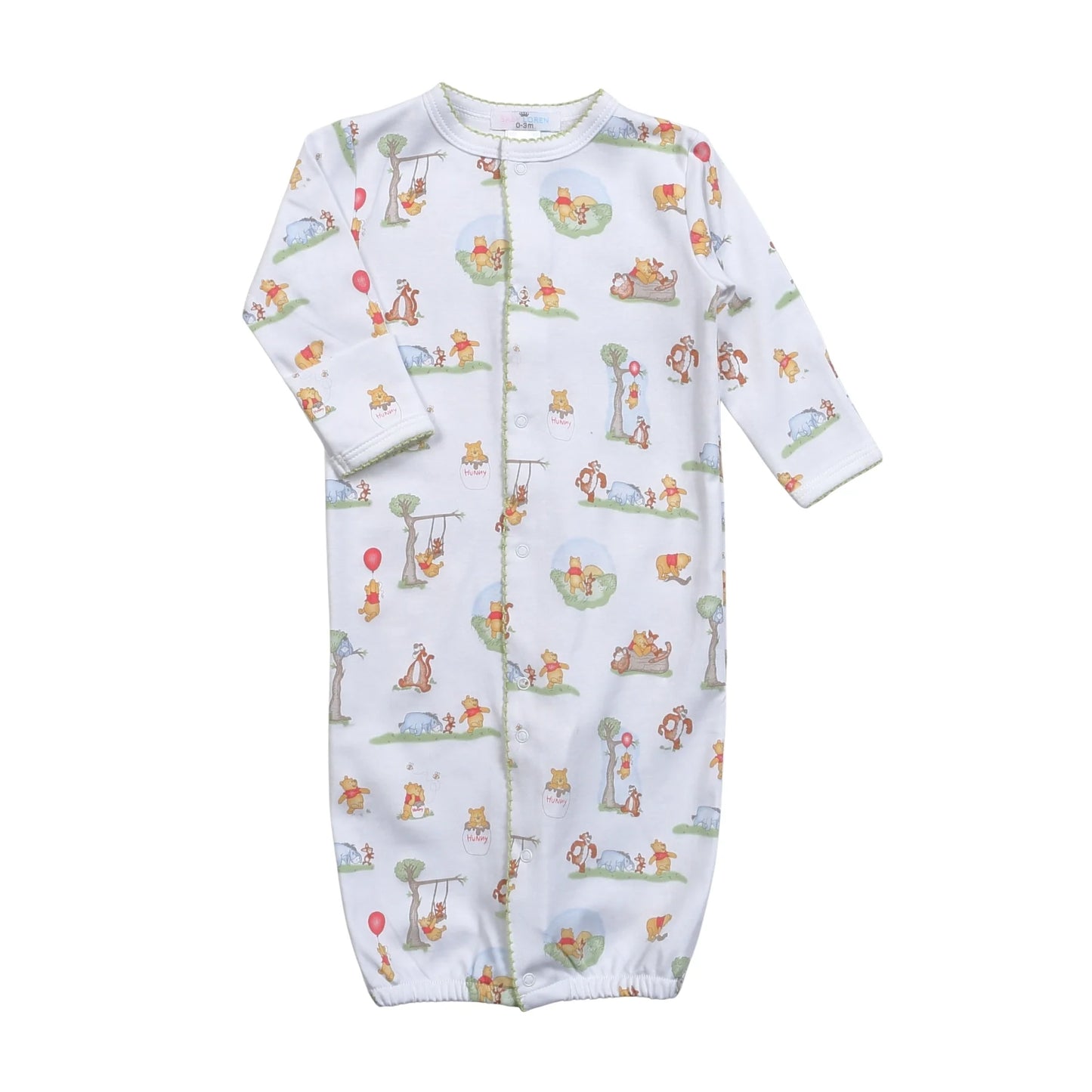 Baby Loren HONEY BEAR PIMA CONVERTER GOWN