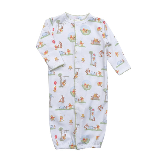 Baby Loren HONEY BEAR PIMA CONVERTER GOWN