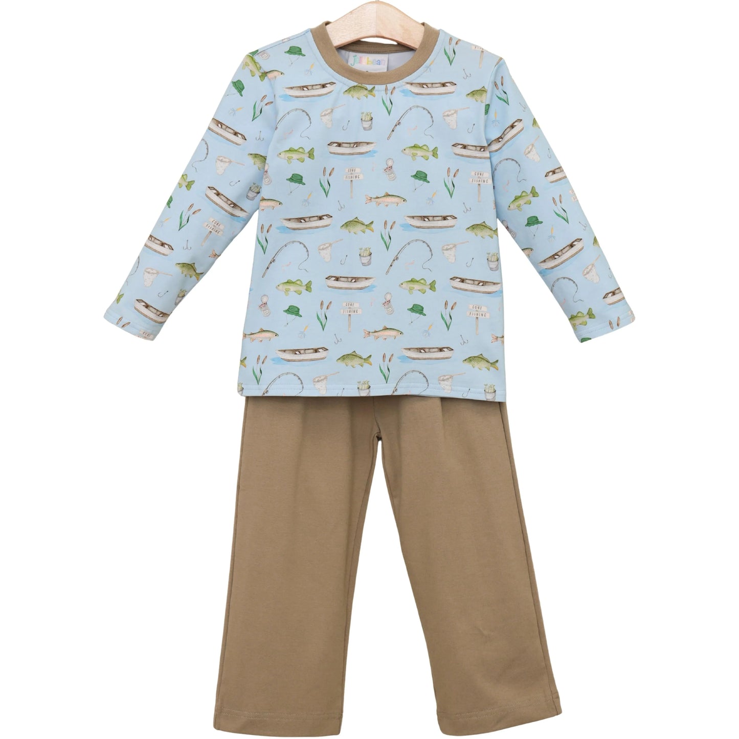 *PRE ORDER* Jellybean by smock candy Hook and Tackle Thomas Pants Set