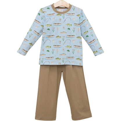 Jellybean by Smock Candy Hook and Tackle Thomas Pants Set