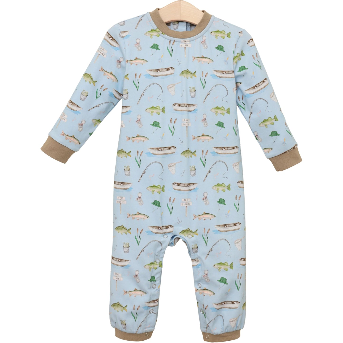 *PRE ORDER* Jellybean by smock candy Hook and Tackle Thomas Romper