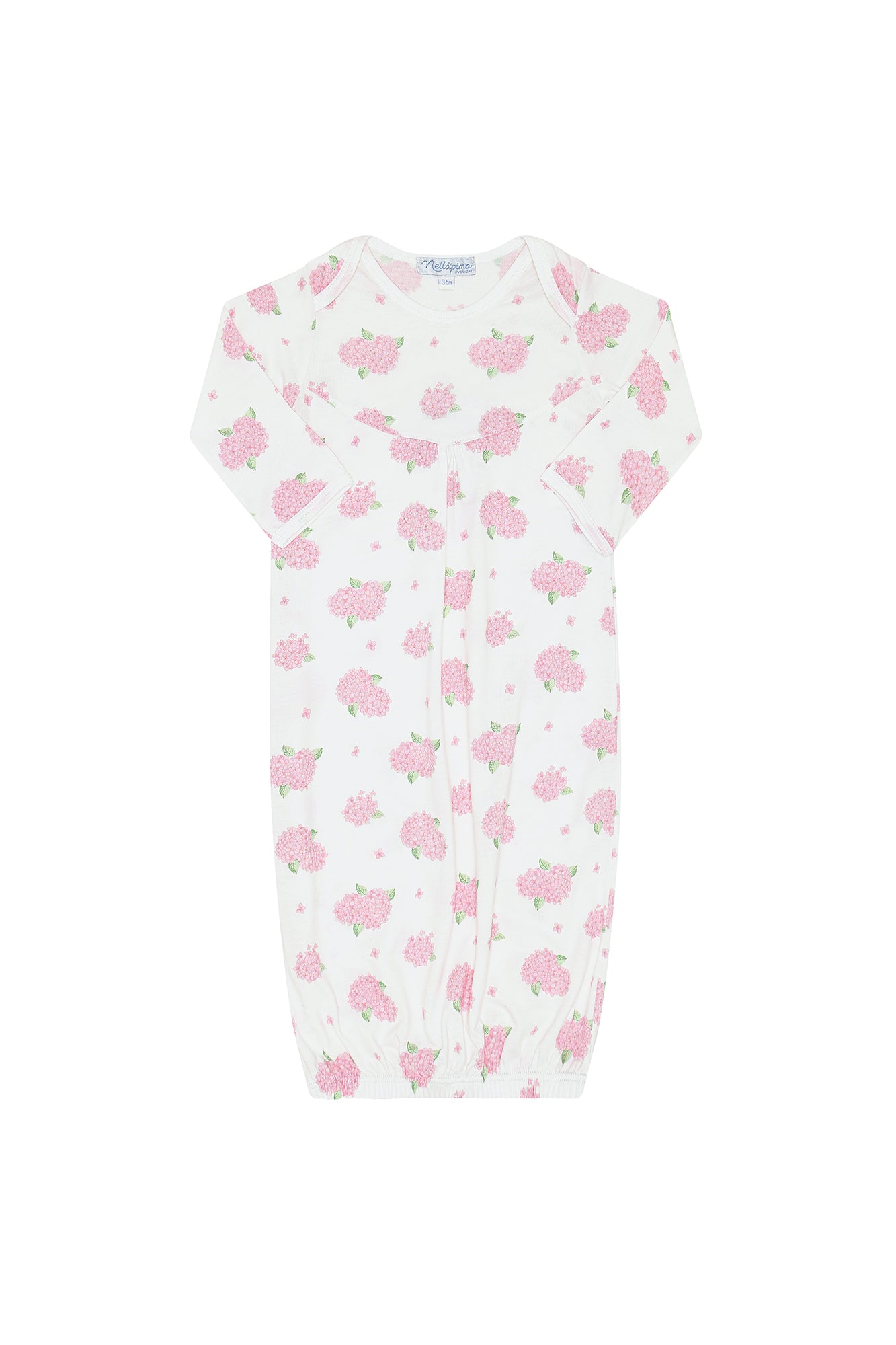 Nellapima Pink Hydrangeas Gown - Persnickety Shop