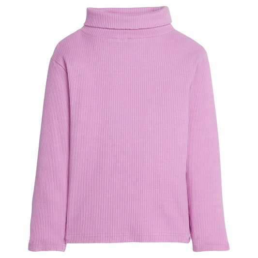 Bisby Ribbed Turtleneck Petal