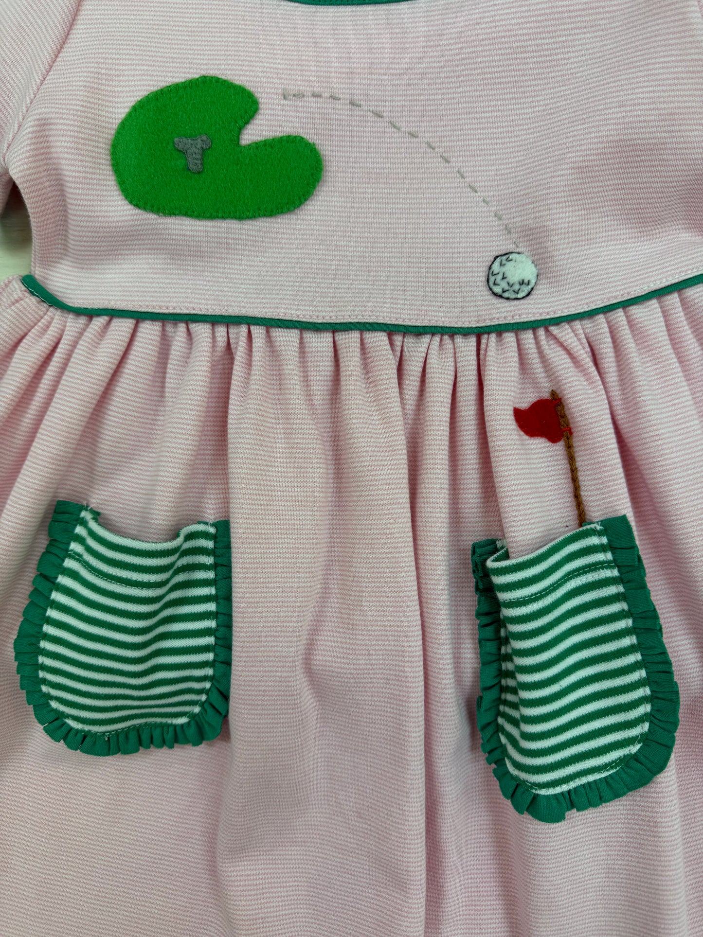 Squiggles Sweet Tee Time Pink Golf Dress - Persnickety Shop
