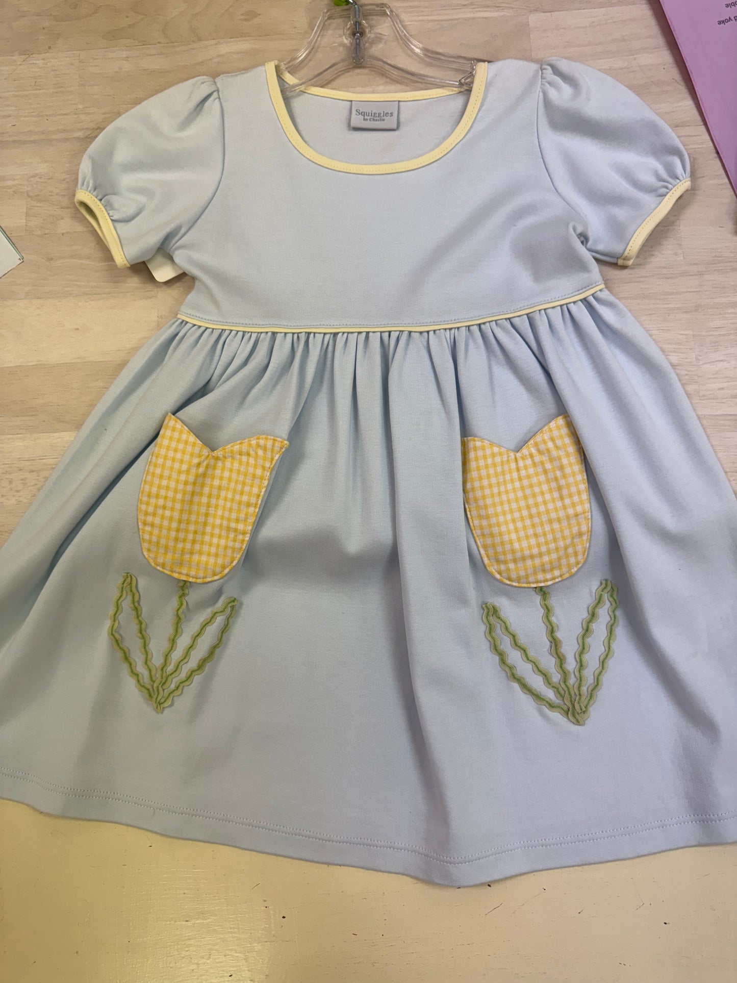 Squiggles Dress w Tulip Pockets - Persnickety Shop