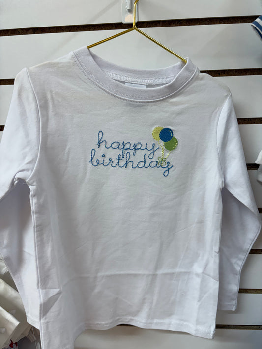 Bailey Boys Happy Birthday, Boys L/S T-Shirt