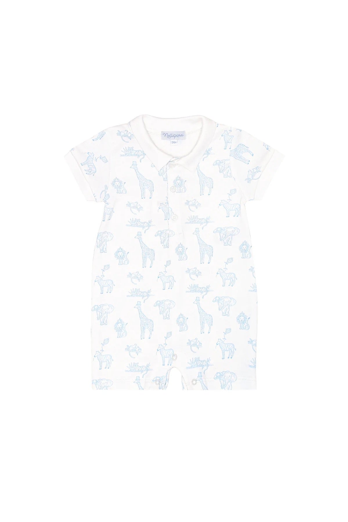 Nellapima Blue Safari Romper