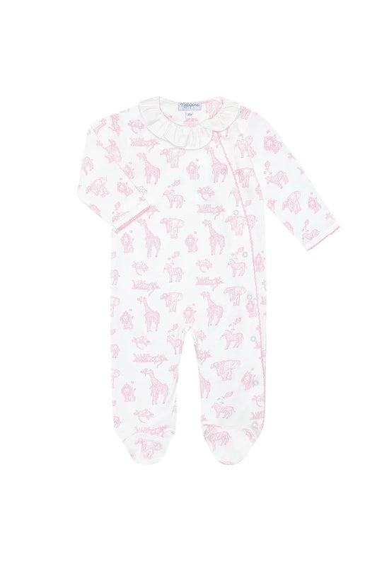 Nellapima Pink Safari Crossover Footie