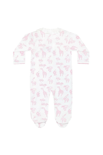 Nellapima Pink Safari Crossover Footie