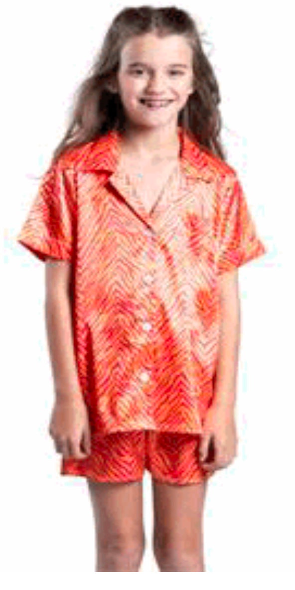 Kids Satin Pajama Short Set - Persnickety Shop