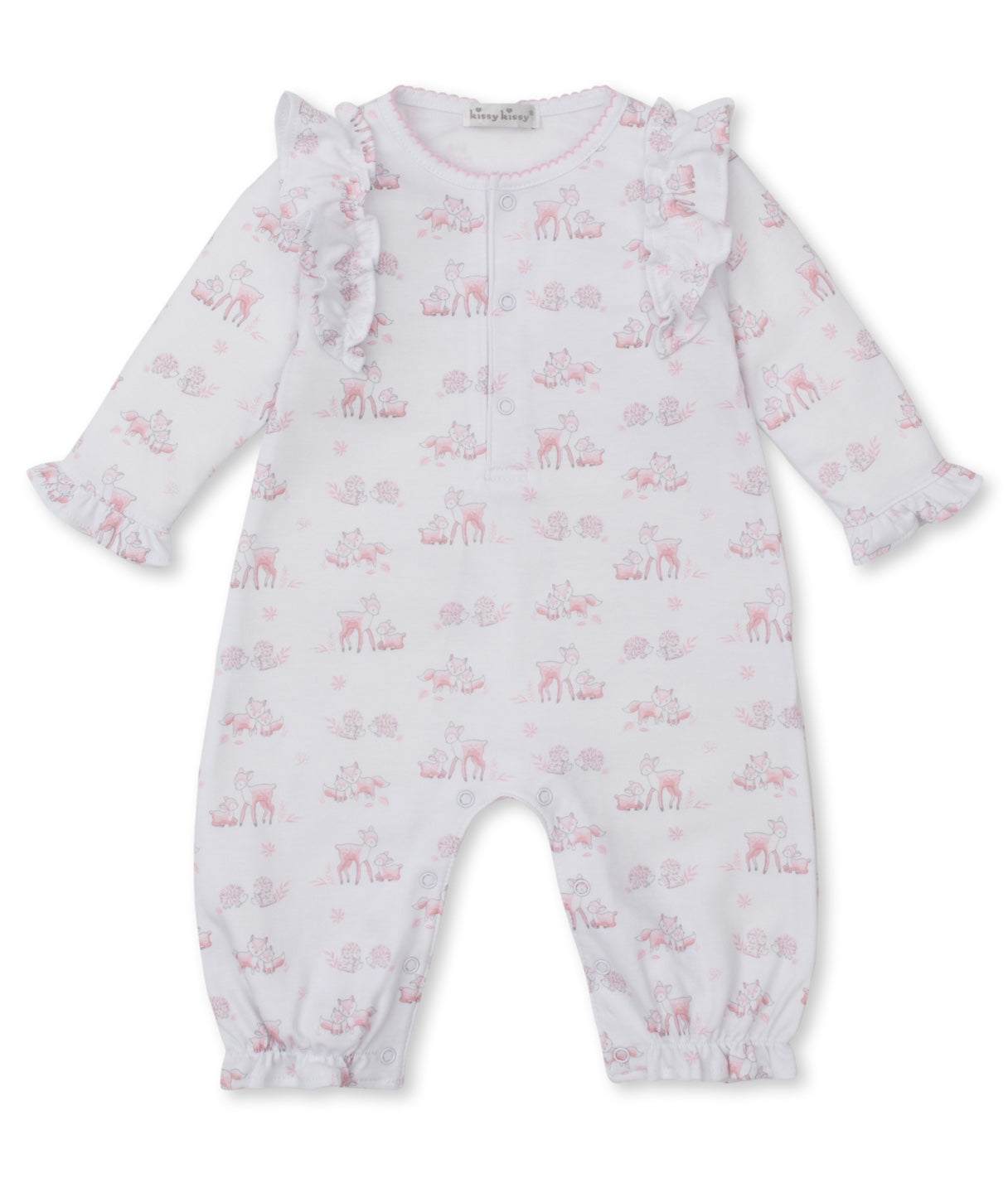 Kissy Kissy Forest Fanfare Pink Playsuit - Persnickety Shop