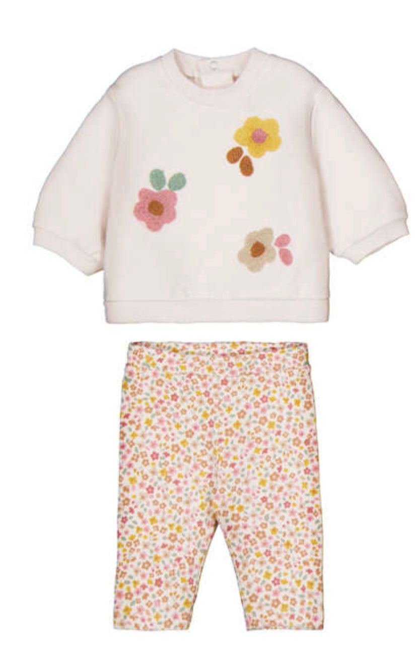 Mayoral Baby Girl Fall Floral  2-Piece Leggings Set