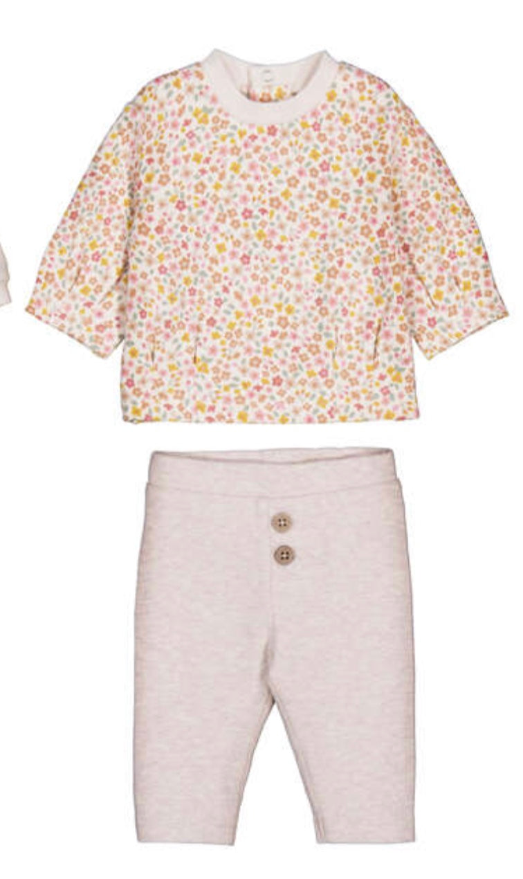 Mayoral Baby Girl Fall Floral  2-Piece Leggings Set