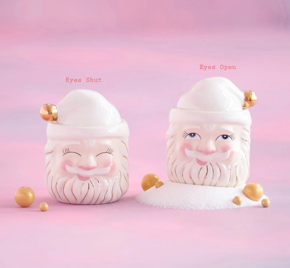 PAPA NOEL CANDY JAR, WHITE - Persnickety Shop