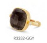 Grey Stone Ring - Persnickety Shop