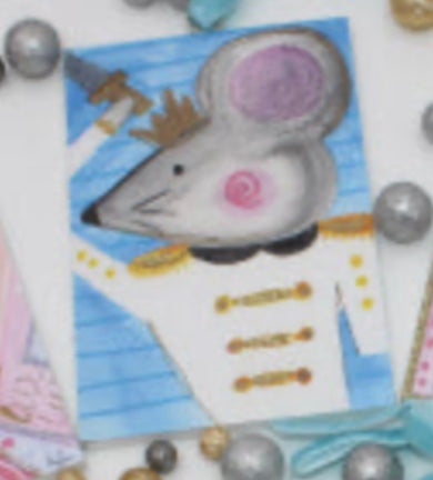 Hand Painted Glitter Nutcracker wooden ornamant 3x5" - Persnickety Shop