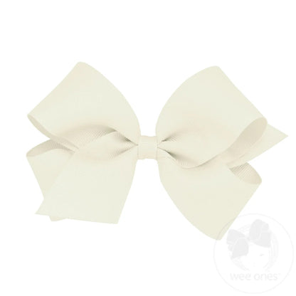 Wee Ones Medium Classic Grosgrain Hair Bow MANY COLORS - Persnickety Shop
