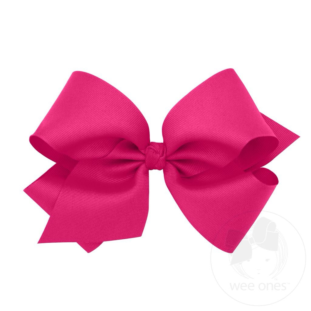 Wee Ones King Classic Grosgrain Hair Bow MANY COLORS - Persnickety Shop