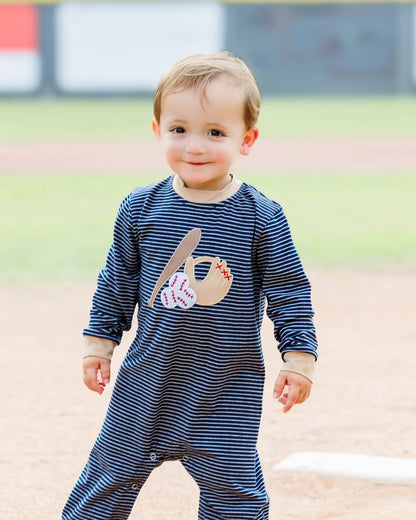 PRE-ORDER | Fall Ball Romper Jellybean by Smock Candy - Persnickety Shop