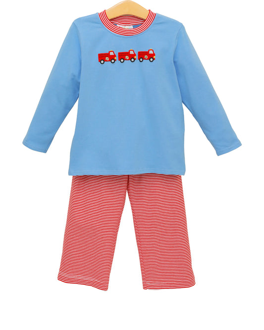 PRE-ORDER | Sound the Siren Pant Set Jellybean by Smock Candy - Persnickety Shop