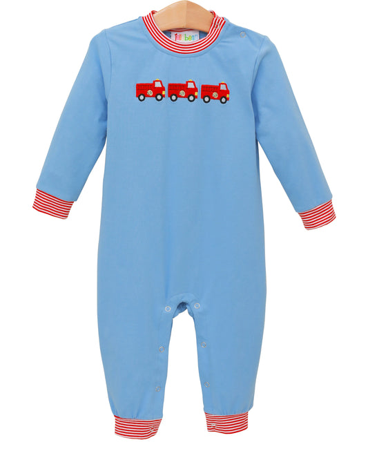 PRE-ORDER | Sound the Siren Romper Jellybean by Smock Candy - Persnickety Shop