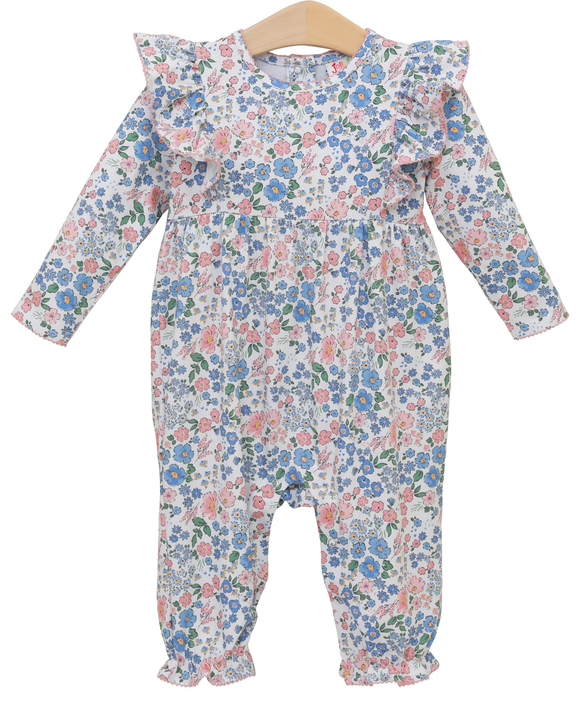 PRE-ORDER | Autumn Blooms Frances Romper Jellybean by Smock Candy - Persnickety Shop