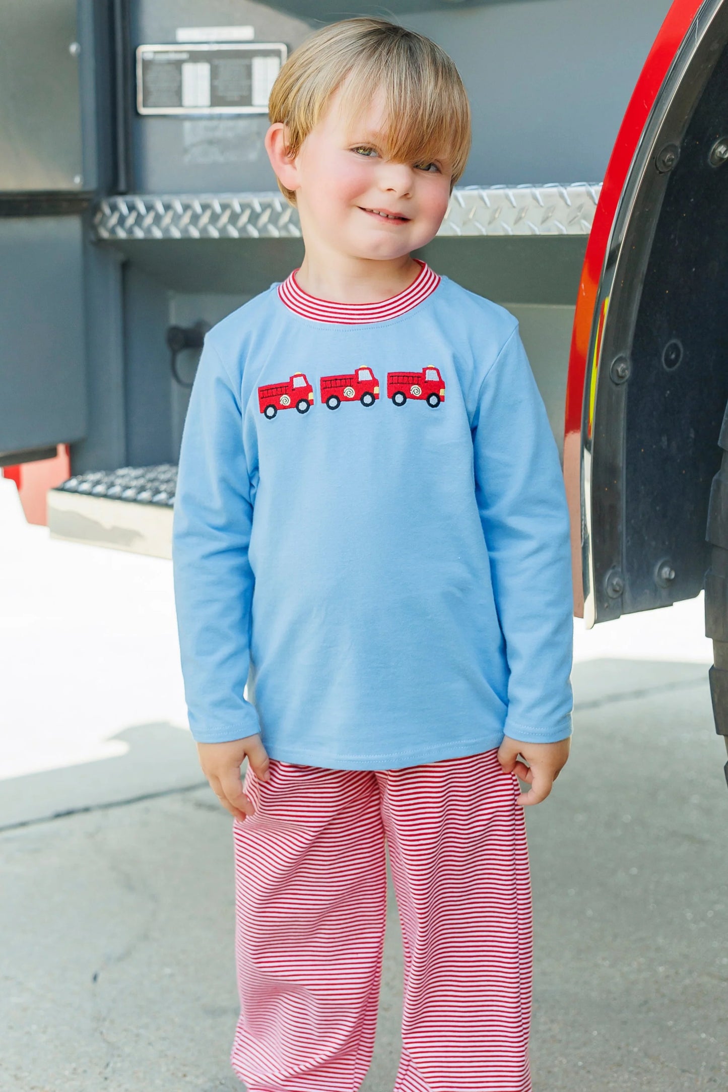 PRE-ORDER | Sound the Siren Pant Set Jellybean by Smock Candy - Persnickety Shop