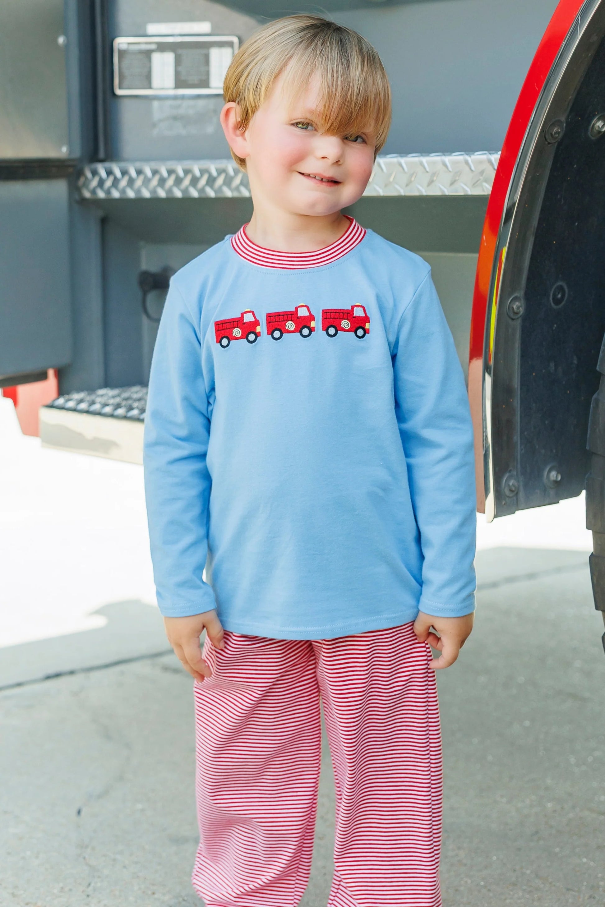 PRE-ORDER | Sound the Siren Pant Set Jellybean by Smock Candy - Persnickety Shop