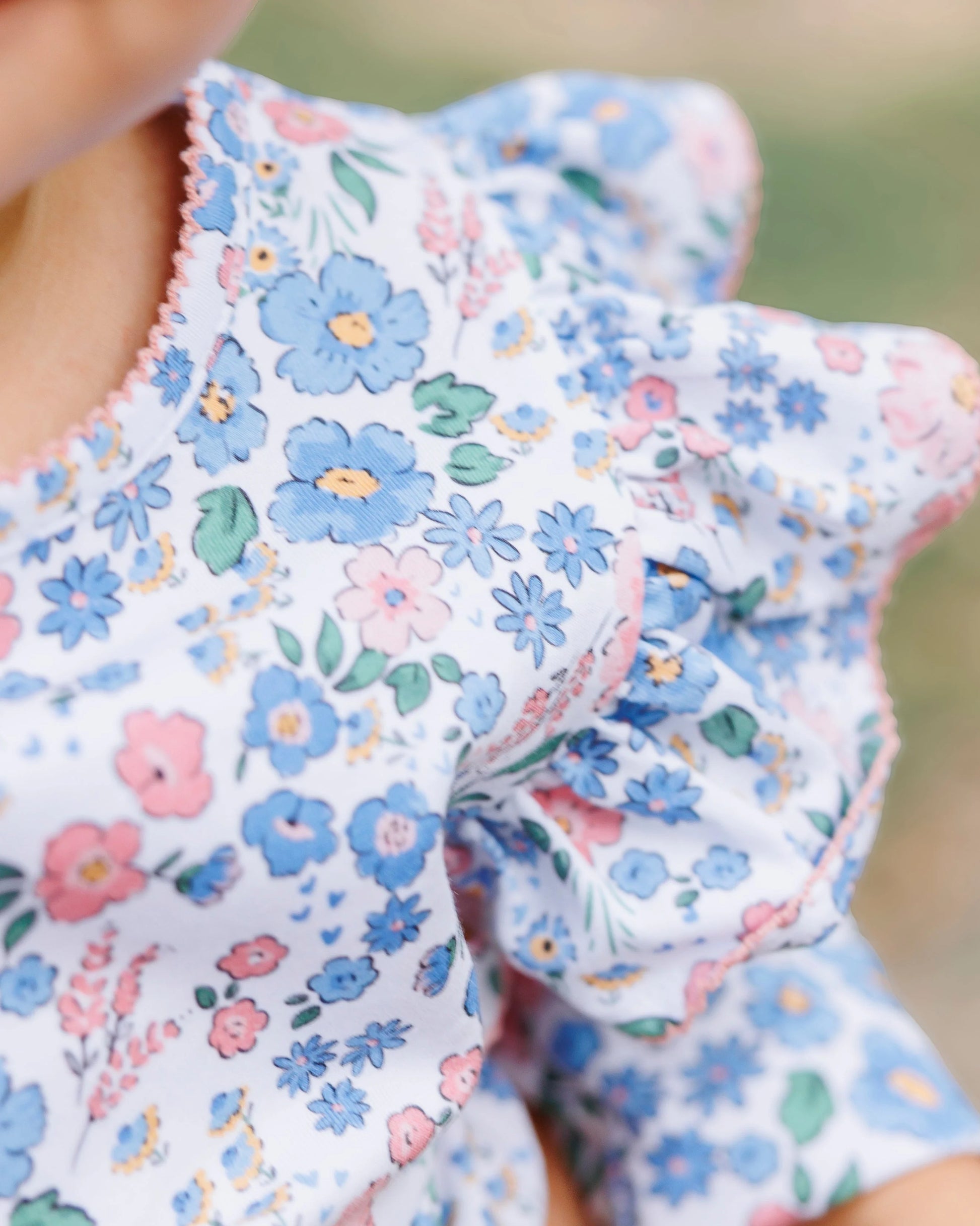 PRE-ORDER | Autumn Blooms Frances Romper Jellybean by Smock Candy - Persnickety Shop