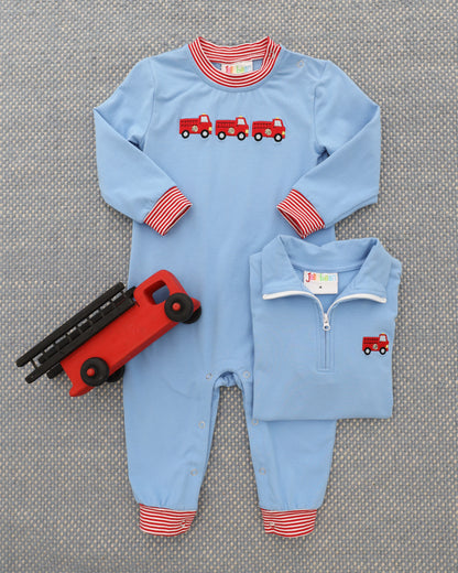 PRE-ORDER | Sound the Siren Romper Jellybean by Smock Candy - Persnickety Shop