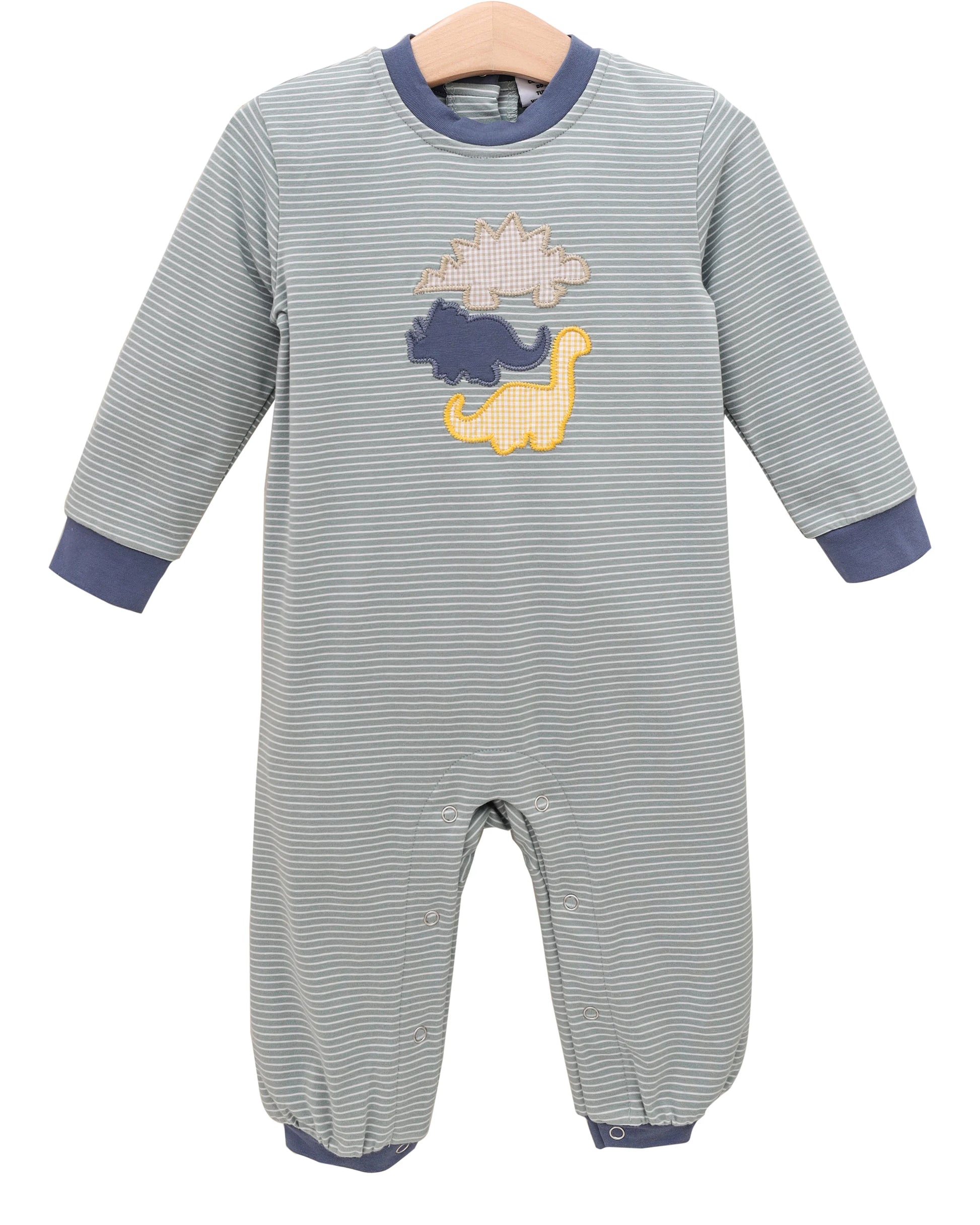 PRE-ORDER | Fall Fossils Romper Jellybean by Smock Candy - Persnickety Shop