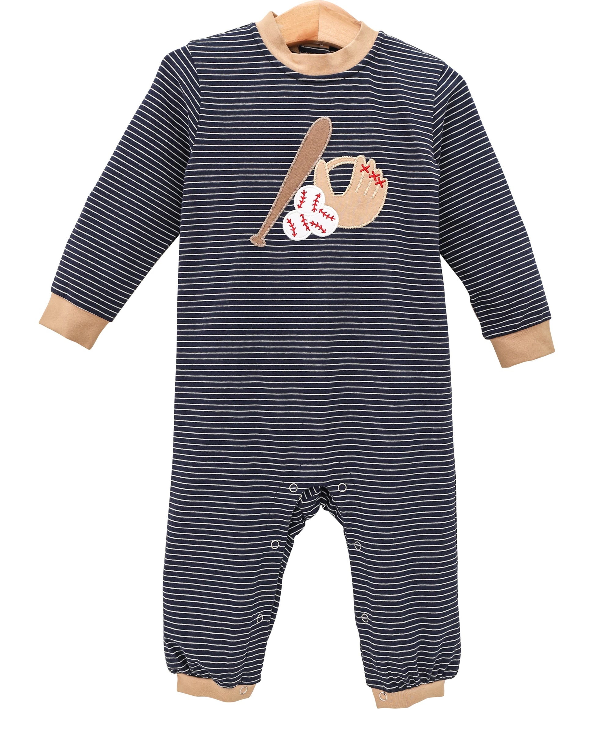 PRE-ORDER | Fall Ball Romper Jellybean by Smock Candy - Persnickety Shop