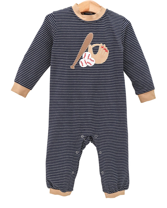 PRE-ORDER | Fall Ball Romper Jellybean by Smock Candy - Persnickety Shop