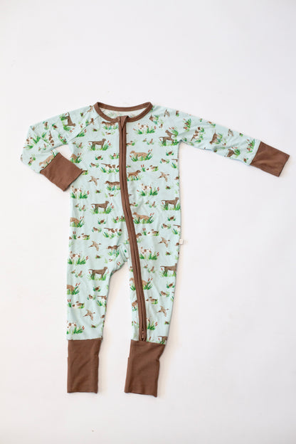 GOOSIES Convertible Zip Pajamas - DELTA DOGS
