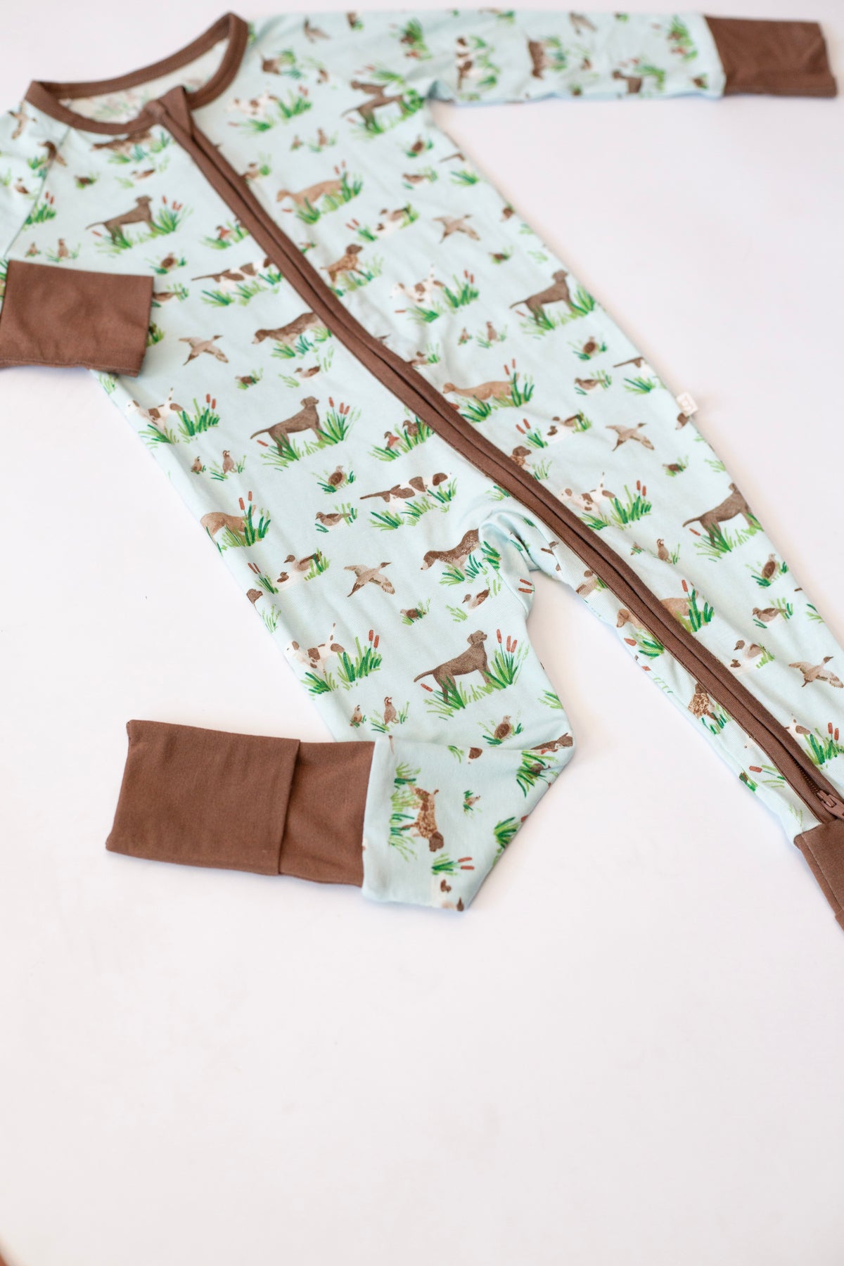 GOOSIES Convertible Zip Pajamas - DELTA DOGS