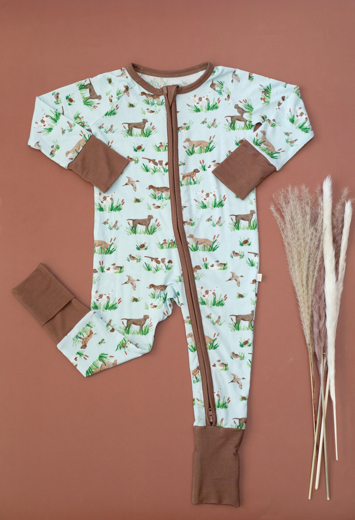 GOOSIES Convertible Zip Pajamas - DELTA DOGS