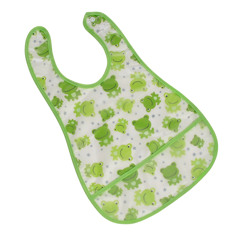 London Bridge Wipeable Frog Bib - Persnickety Shop