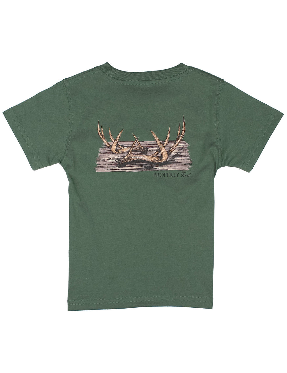 Properly Tied Boys Shed SS Fern Green