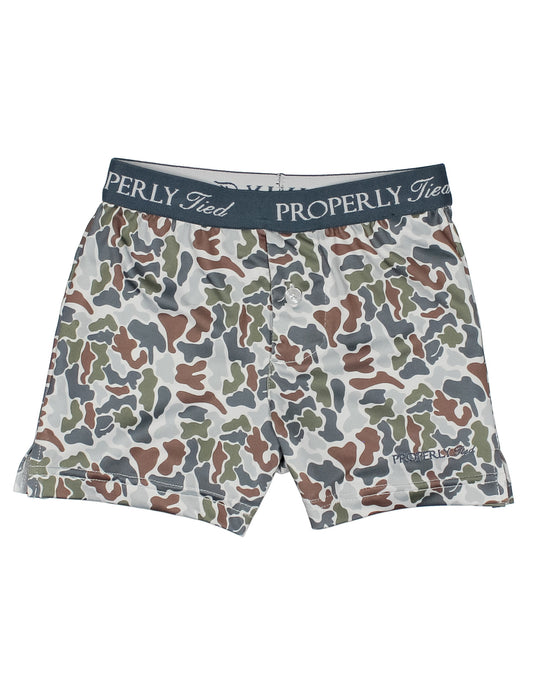 *PRE ORDER* Properly Tied Boys Inlet Boxer Terra Camo