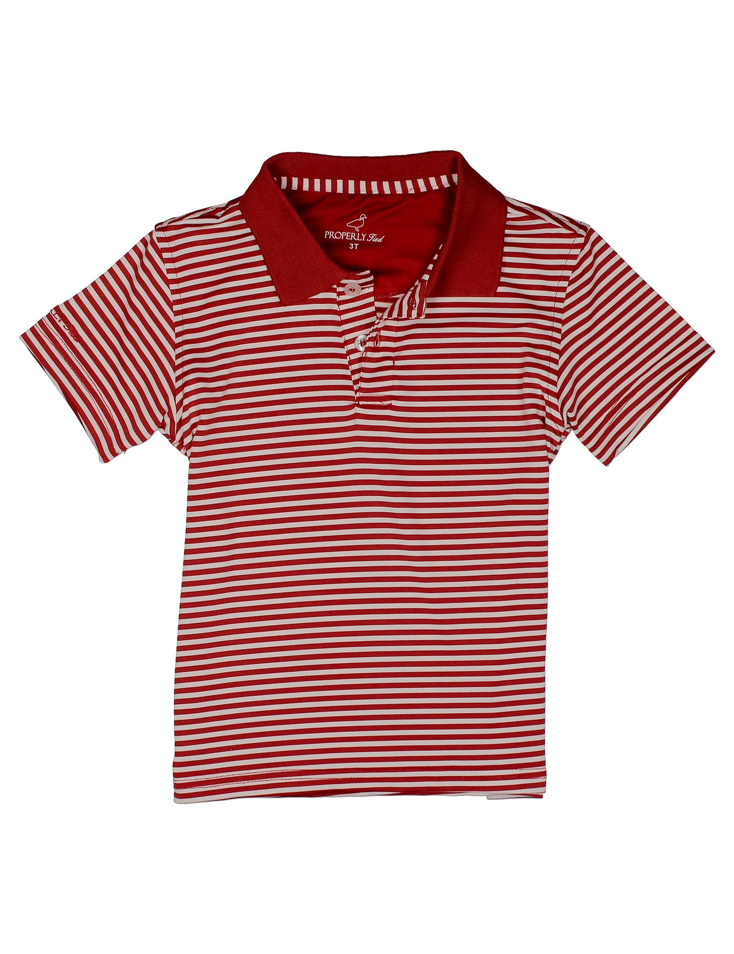 Properly Tied Boys Dallas Polo Crimson