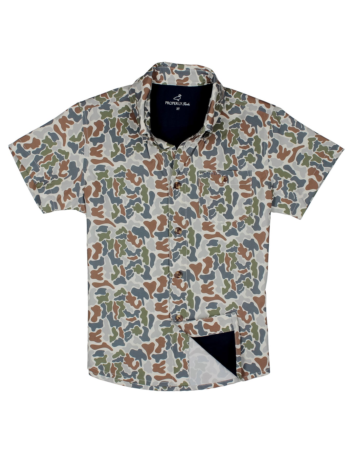 *PRE ORDER* PROPERLY TIED Boys Sportsman Field Shirt Terra Camo