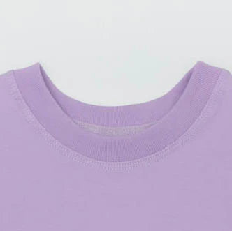 Azarhia Boxy T in Solid Lavender - Persnickety Shop