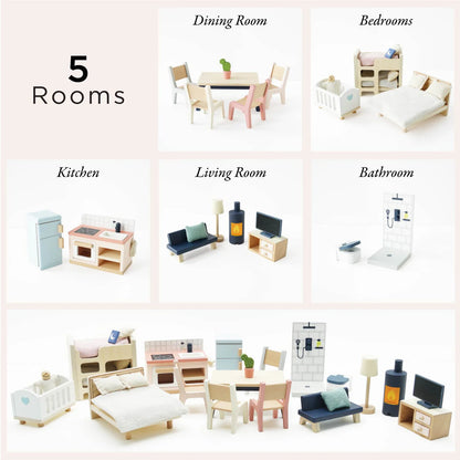 LE TOY VAN Complete Dolls house Furniture Set - Persnickety Shop