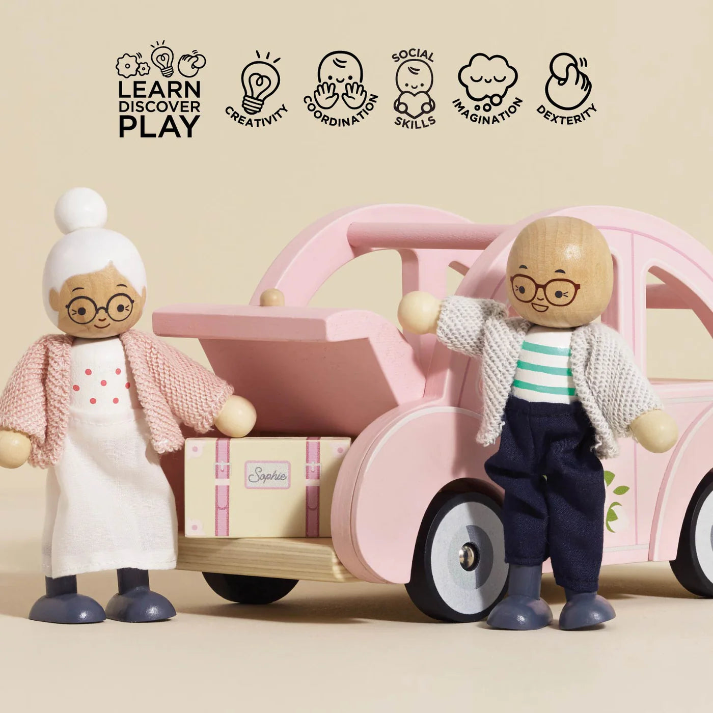 LE TOY VAN Sophie's Dolls House Toy Car - Persnickety Shop